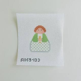 Glass of Champagne Angel Canvas by KCN Designers (thumbnail)