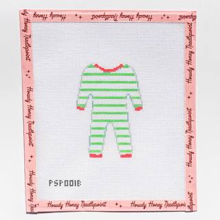 Green Christmas Pajamas by Stitch Style Needlepoint (thumbnail)