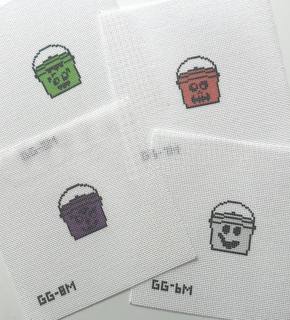 Mini Boo Bucket Canvas by Elizabeth Brooke (thumbnail)