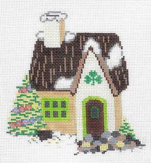 Christmas House VII by Sandra Gilmore (thumbnail)