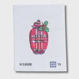 Plaid Ginger Jar Printed Canvas by KCN Designers (thumbnail)