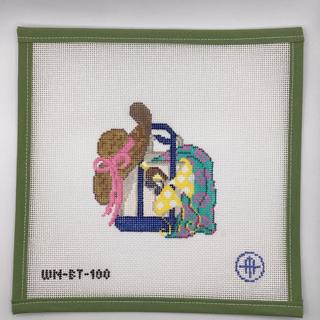 Beach Day Tote by Wheelhaus Needlepoint (thumbnail)