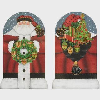Two Sided Acorn Santa by Melissa Shirley Designs (thumbnail)