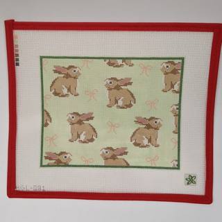 Bunnies & Bows by Dogwood Needlepoint (thumbnail)