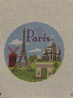 Paris 5" Round by Needlepaint (thumbnail)