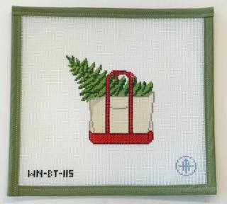 Christmas Tree Tote by Wheelhaus Needlepoint (thumbnail)