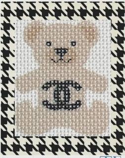 Alice Peterson TF8 Cream Chanel Bear - Bag Charm by Alice Peterson (thumbnail)