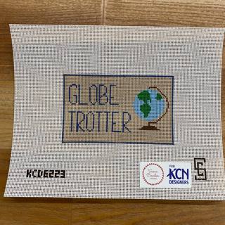 Globe Trotter Luggage Tag Insert Canvas by KCN Designers (thumbnail)
