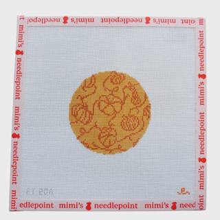 Pumpkin on Vines by Goodpoint Needlepoint (thumbnail)