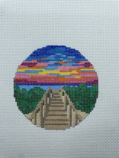 Beach Walkway by Anne Fisher Needlepoint (thumbnail)