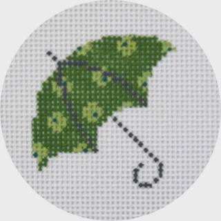 Umbrella Green Dots by Pippin Studio (thumbnail)