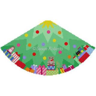 Christmas Tree Cone by Susan Roberts Needlepoint (thumbnail)
