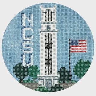 NCSU Bell Tower Round by Kathy Schenkel (thumbnail)