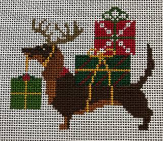 Special Delivery Dachsund by Blue Ridge Stitchery (thumbnail)