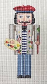 nutcracker, artist by Susan Roberts Needlepoint (thumbnail)