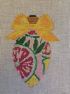 Bow Bulb Grapefruit by Blue Waters Needlepoint (thumbnail)