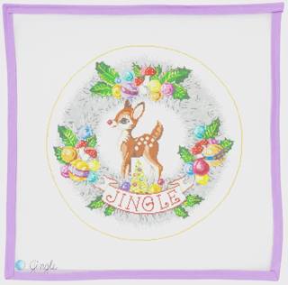 Jingle Vintage Wreath by Once in a Blue Moon (via Fleur de Paris) (thumbnail)