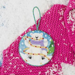 Polar Bear with Popcorn String Kit by Pepperberry Designs (thumbnail)