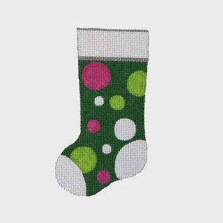 Multi Dot Mini Stocking by Pepperberry Designs (thumbnail)