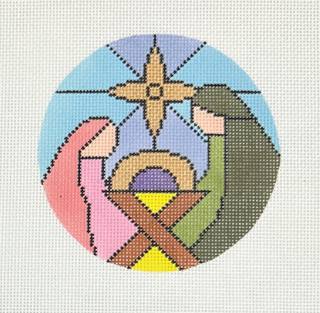 Nativity, Stained Glass by Jessica Tongel Designs (thumbnail)