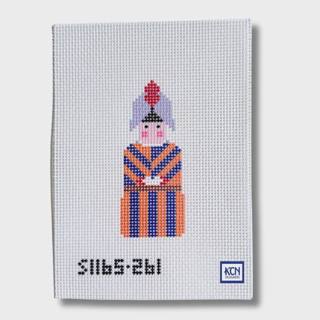Swiss Guard Angel Needlepoint Canvas by KCN Designers (thumbnail)