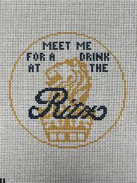 Drinks at the Ritz Round by The Gingham Stitchery (thumbnail)