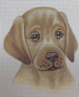 golden lab puppy by Susan Roberts Needlepoint (thumbnail)