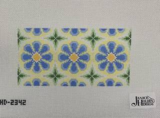 Mod Floral Blue 6 x 3 by Janice Holden Designs (thumbnail)