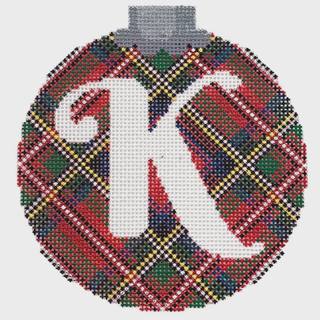 Royal Stewart Ornament Letter K by Canvas Works (thumbnail)
