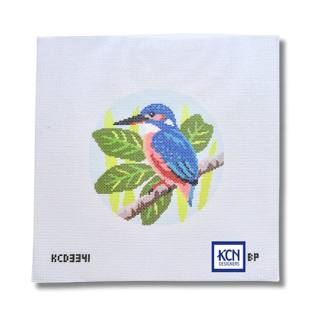Australian Azure Kingfisher Needlepoint Canvas by KCN Designers (thumbnail)