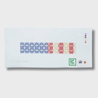 Flag Quilt Key Fob Canvas by Saturnalia Stitching (thumbnail)