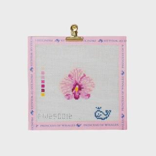 Purple Orchid Mini Canvas by Princess of Whales (thumbnail)