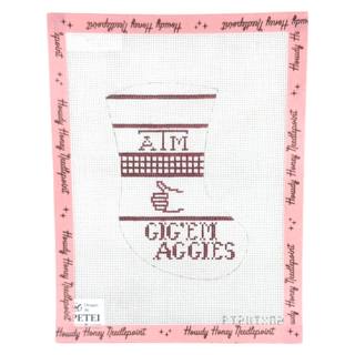 College Mini Stocking by Painted Pony Designs (thumbnail)