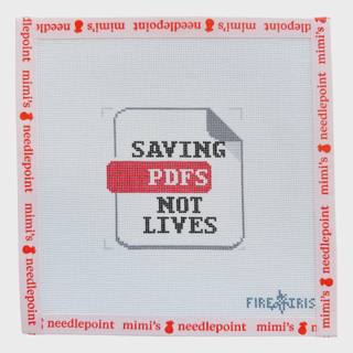 Saving PDFs Not Lives by Fire and Iris Designs (thumbnail)