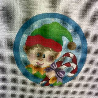 Elf with peppermint NP12 by Pepperberry Designs (thumbnail)