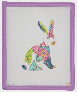 Tobacco Leaf Bunny - Standing by The Gingham Stitchery (thumbnail)