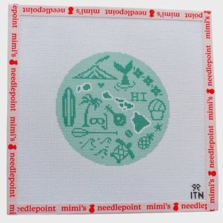 Hawaii Icons Canvas by Ivy Thread Needlepoint (thumbnail)