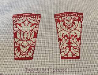 Whimsy and Grace Wg11884 Royal Damask Scissor Case Red and Ivory by Whimsy and Grace (thumbnail)