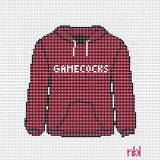 Needlepoint by Laura South Carolina Hooded Sweatshirt Needlepoint Canvas by Needlepoint by Laura (thumbnail)
