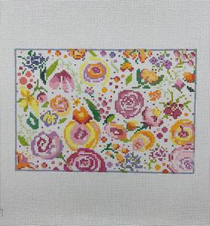 Rose Floral Purse by Blueberry Point Canvas (thumbnail)