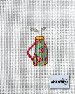 Floral Golf Bag Canvas by Arden Gray Co. (thumbnail)