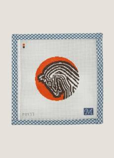 Faubourg Round Orange by Maura Nolan Designs (thumbnail)