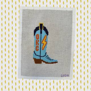 OKC Playoff Boot by Luda Stitch (thumbnail)