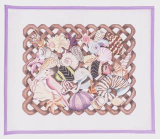 Large Seashell Basket by Once in a Blue Moon (via Fleur de Paris) (thumbnail)