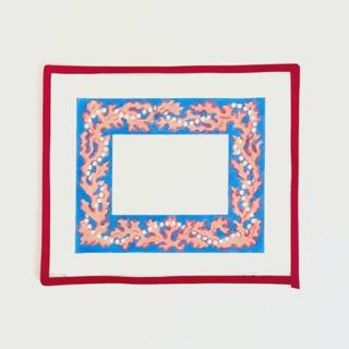 Frame - Bright Coral and Pearls by Kate Dickerson Needlepoint Collections (thumbnail)