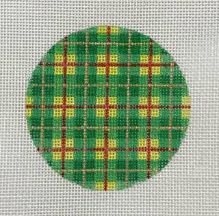 christmas green & lime gingham by Kate Dickerson Needlepoint Collections (thumbnail)