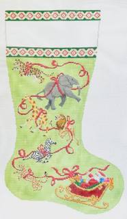 Safari Stocking by Spellbound Stitchery (thumbnail)