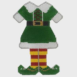 Mrs Elf Suit Ornament by Walker Street Designs (thumbnail)