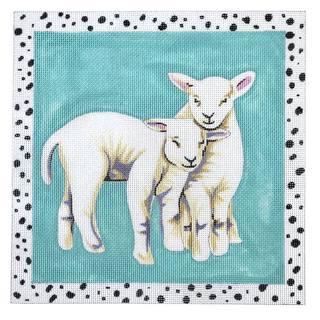 Two Lambs by Colors of Praise Art Studio (thumbnail)