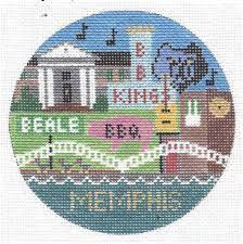 Memphis Round by Doolittle Stitchery (thumbnail)